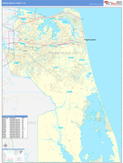 Virginia Beach County, VA Digital Map Basic Style